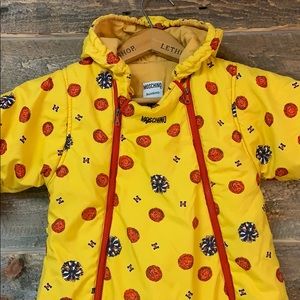 moschino baby snowsuit